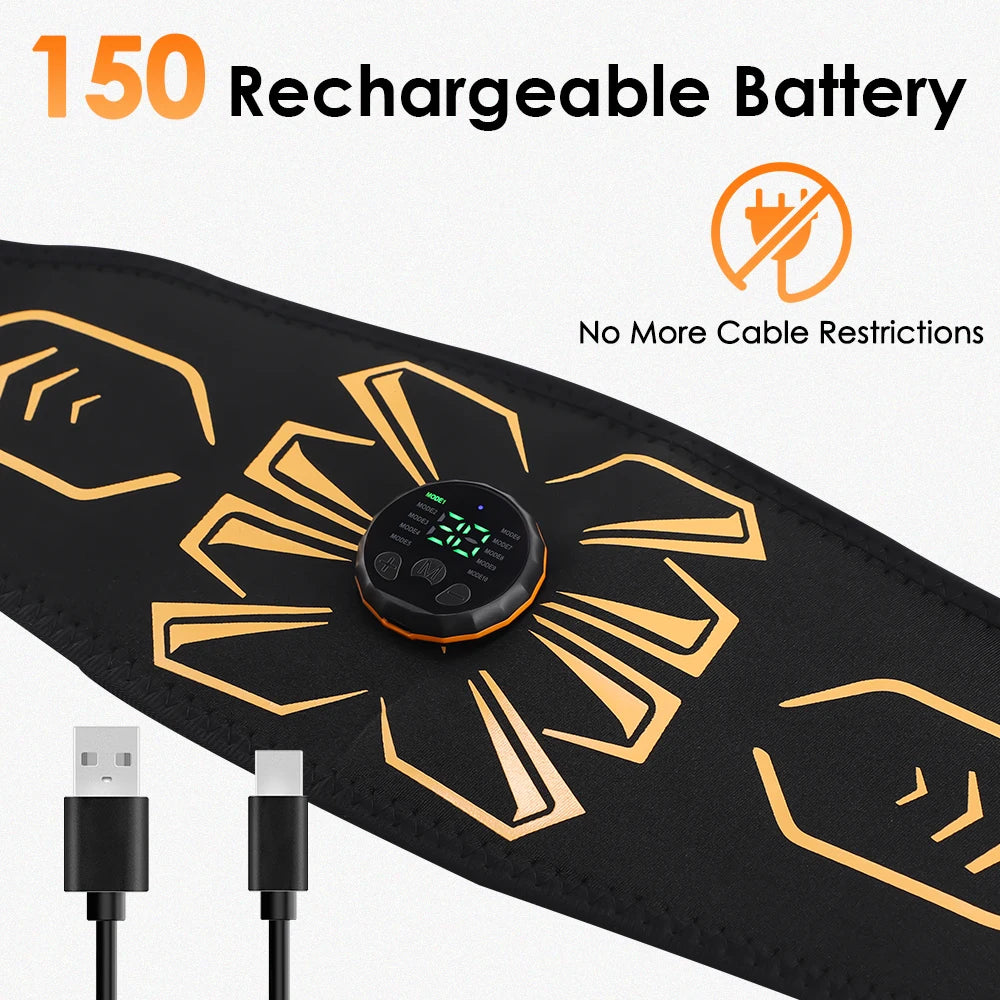 Ceinture Abdominale EMS - Optimisez votre Tonification à Domicile avec 10 Modes