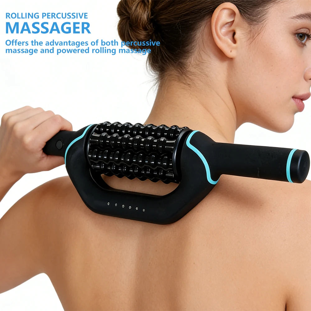 Rouleau de Massage Électrique Percussif - Soulagement Musculaire Révolutionnaire