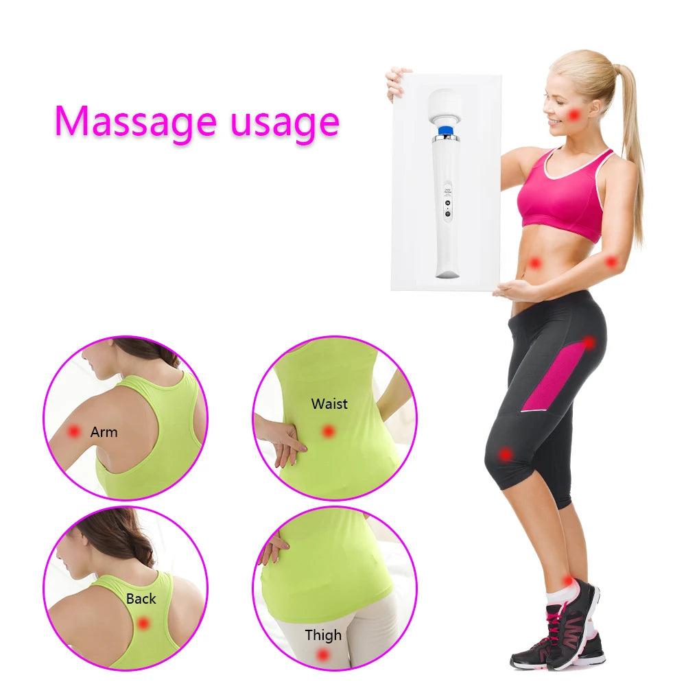 Masseur Électrique EMS à 10 Vitesses - Dites Adieu aux Douleurs Musculaires