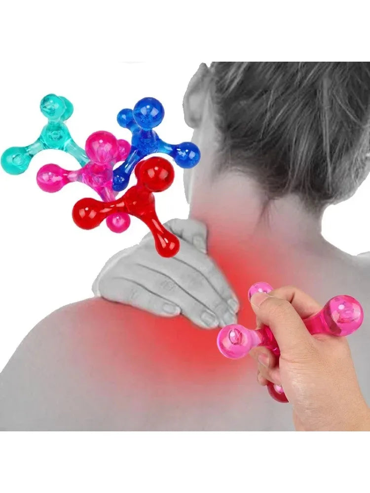 Masseur Manuel 4 Boules - Soulagement Immédiat et Confort de Massage à Porter de Main