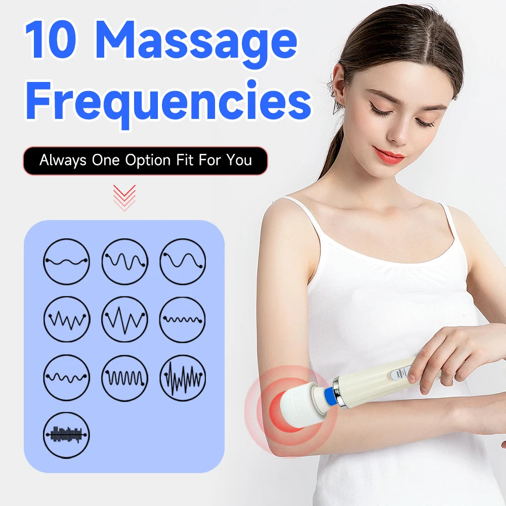 Masseur Électrique EMS à 10 Vitesses - Dites Adieu aux Douleurs Musculaires