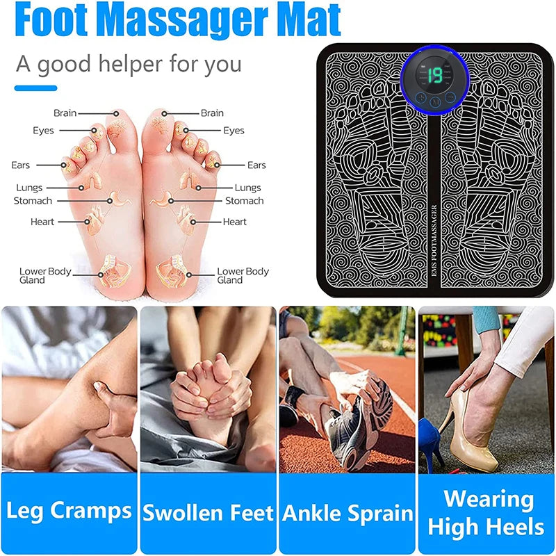 Masseur Électrique Portatif : Soulagement Musculaire et Relaxation Instantanée